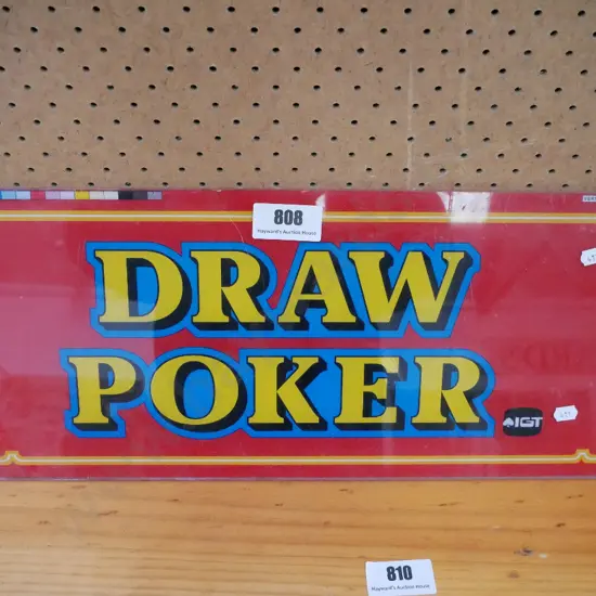 pokie machine sign