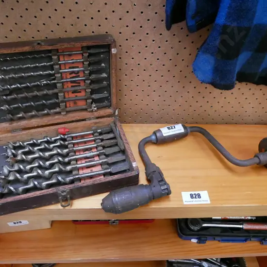 auger brace and bits