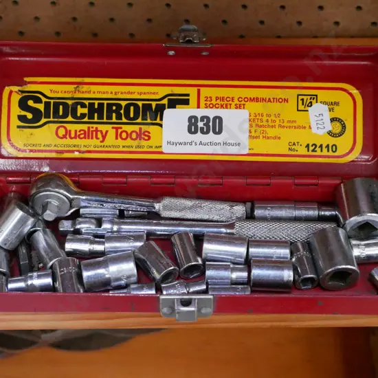 Sidchrome socket set