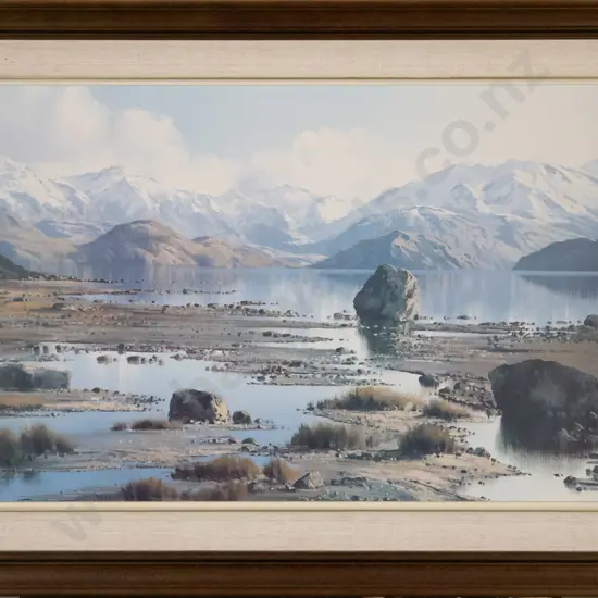framed Grahame Brinsley print  "Wanaka" H-350 W-540
