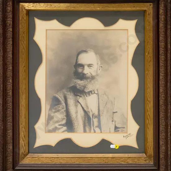 framed vintage photograph - portrait H-360 W-280