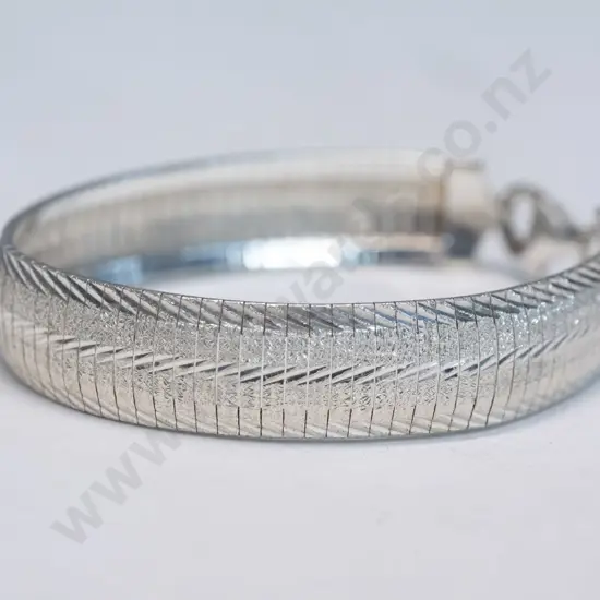silver bangle stamped 925