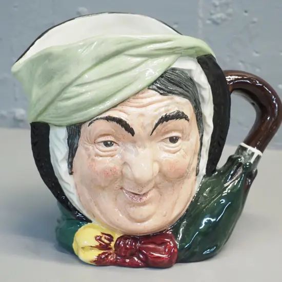 Royal Doulton large character jug - Sarey Gamp H-160, marked D5528
