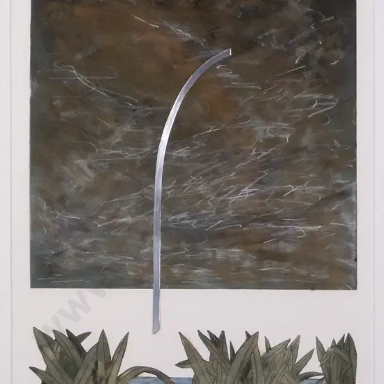 Inge Doesburg '99 - framed mixed media - untitled H-430 W-290