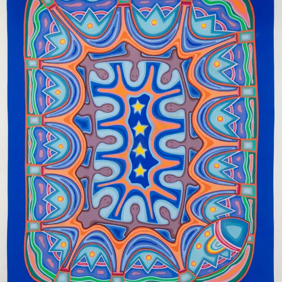 Sally Morgan 1989 - framed screenprint 15/95 "Women Together" H-490 W-390