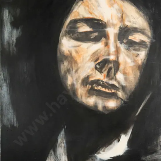 Ben Webb - boxed oil on canvas - portrait H-1210 W-