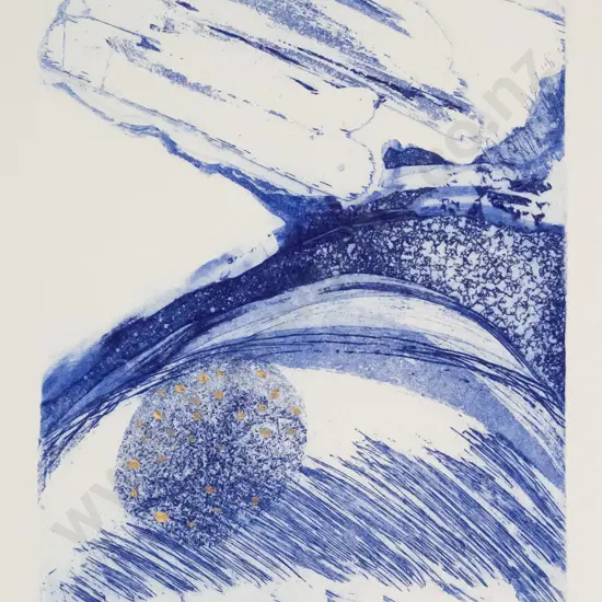 Kristin O'Sullivan Peren '92 - unframed ltd edition print 11/100 "McKenzie Basin" H-190 W-145