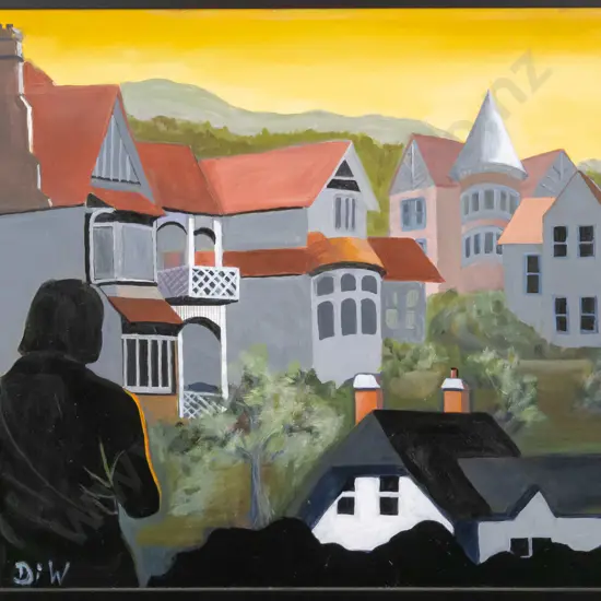 Diane Wales 2018 - framed acrylic - 'Mornington Magic" H-550 W-700