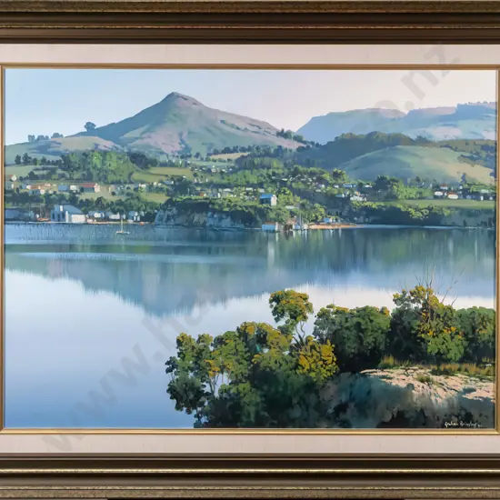 Grahame Brinsley '92 - framed oil "Portobello From Aquarium" H-540 W-740