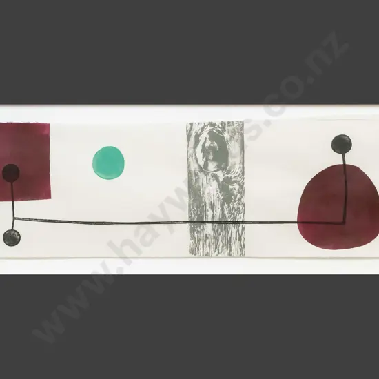 Robert P West - framed print 27/42 - untitled H-260 W-890