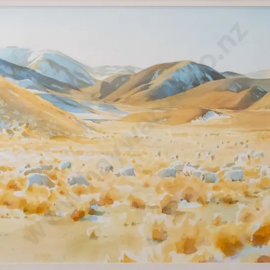 Robert McDowell '89 - framed watercolour - landscape H-470 W-720