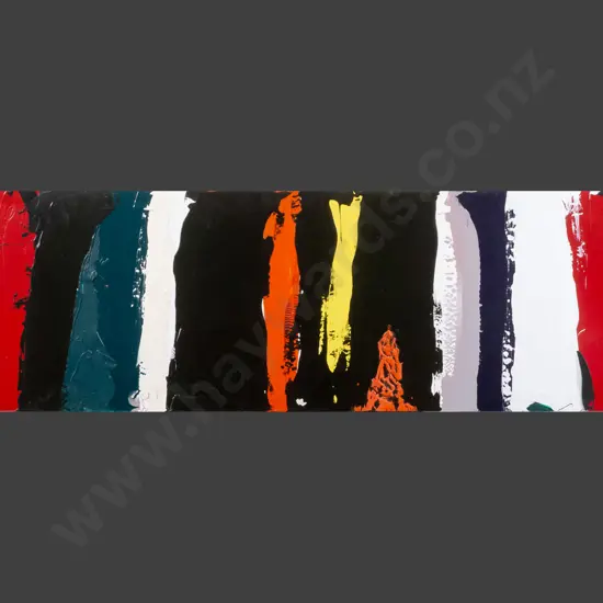 Alexia Klutyenberg '07 - mixed media on board - abstract  H-400 W-1510