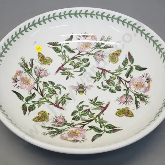 Portmeirion Botanic Garden rose pattern large bowl D-330
