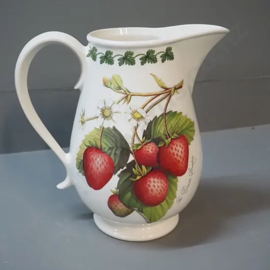 Portmeirion 'Strawberry Fair' large jug H230 W230