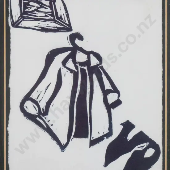 Lisa Beech - framed linocut H-220 W-170