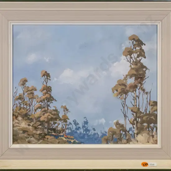 Alan D Cooke '71 - framed oil "Morning Cloud Lake Wakatipu Area" H-240 W-290