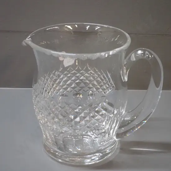 Waterford cut crystal Colleen pattern water jug H-155 W-175