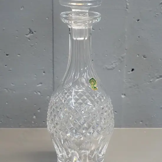 Waterford cut crystal Colleen pattern stoppered decanter H-335