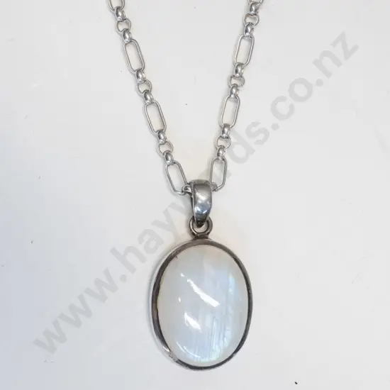 moonstone necklace all stamped 925