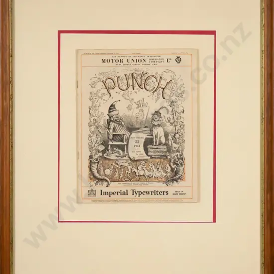 framed Punch magazine November 22 1944 H-280 W-220