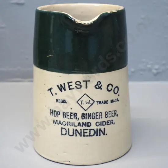 West & Co Dunedin stoneware jug H-140