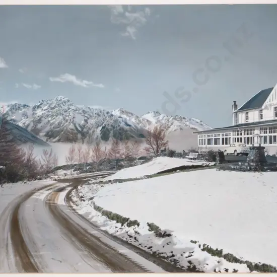 framed vintage RV Francis Smith photograph "Hermitage View" H-290 W-360