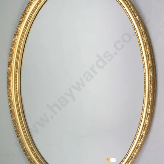 gilt framed wall mirror H-740 W-550