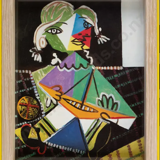 framed Picasso digital print H-240 W-190