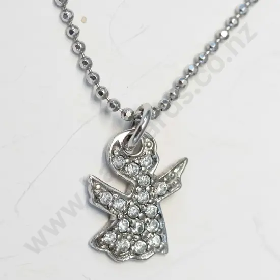 silver angel necklace all stamped 925