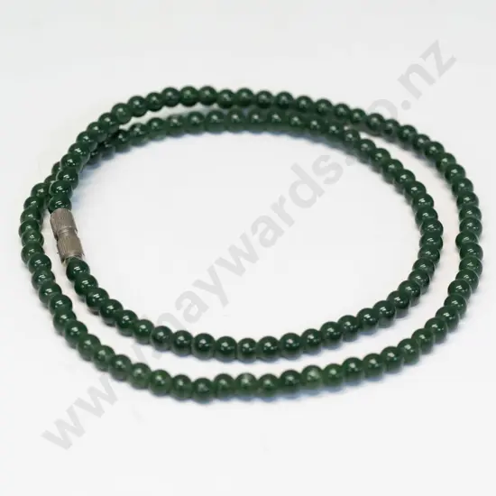 greenstone beaded necklace