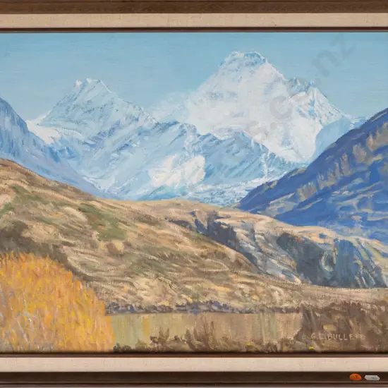 GL Bulleid - framed oil "Mt Aspiring" H-390 W-490