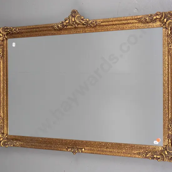 gilt-framed wall mirror H-580 W-900