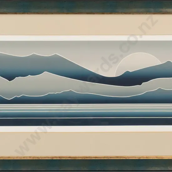 framed ltd edition print 13/20 "Point Loma I" H-250 W-750