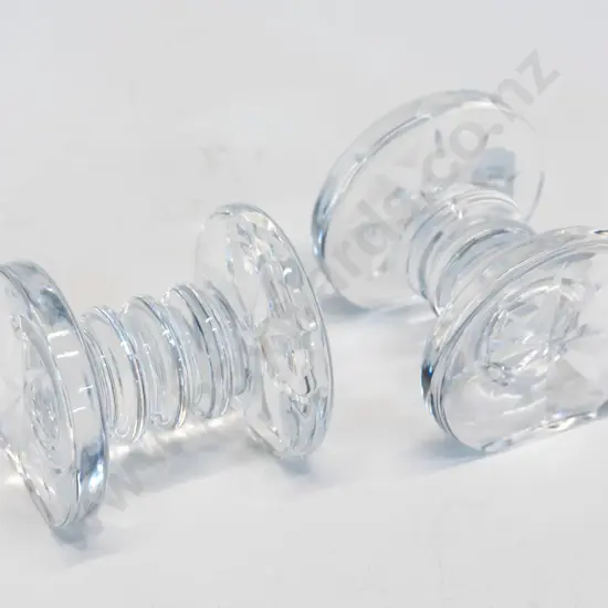 pair of Waterford knife rests