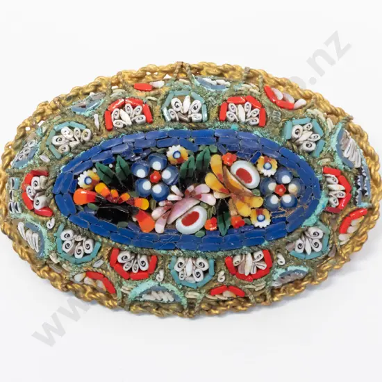 mosaic brooch