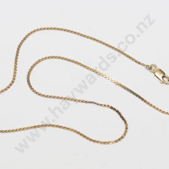 gold chain stamped 375