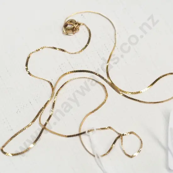 fine gold chain stamped 14k Italy
