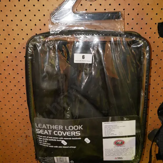 SCA leather look seat covers