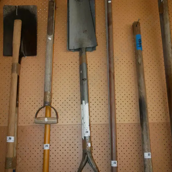 tree spade, metal spade