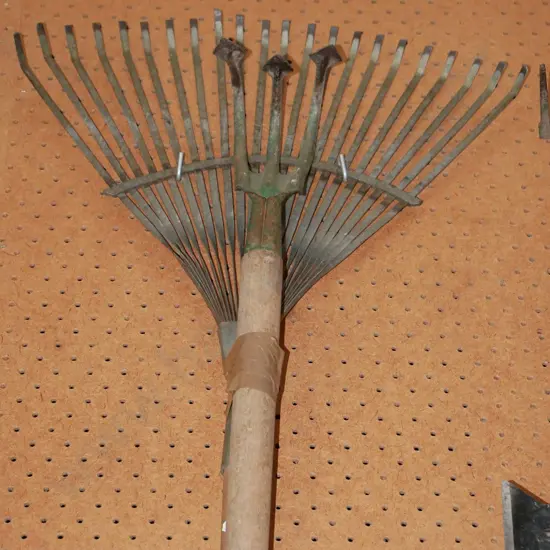 leaf rake, cultivator