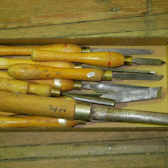 box; lathe chisels