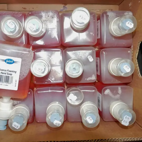 box; foaming hand soap