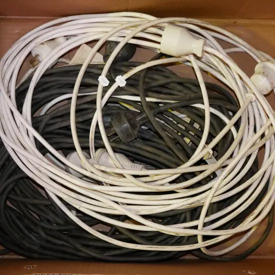 box of extension cords