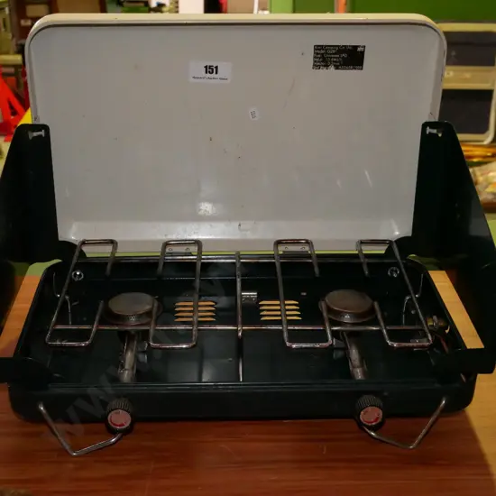 Kiwi camping 2 burner gas bbq - no gas hose