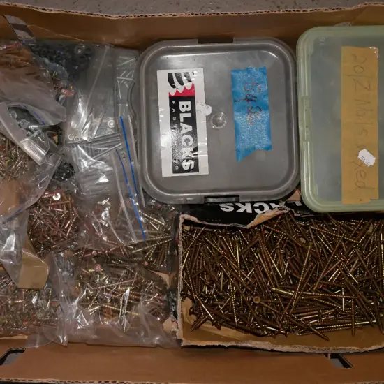 box of fasteners