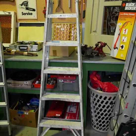 5 step aluminium ladder