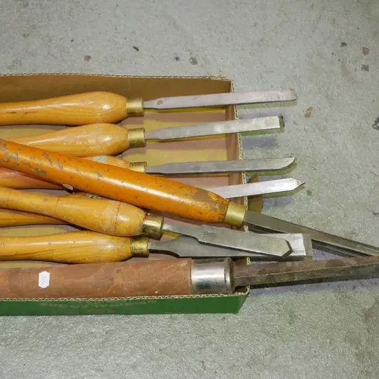 box of lather chisels