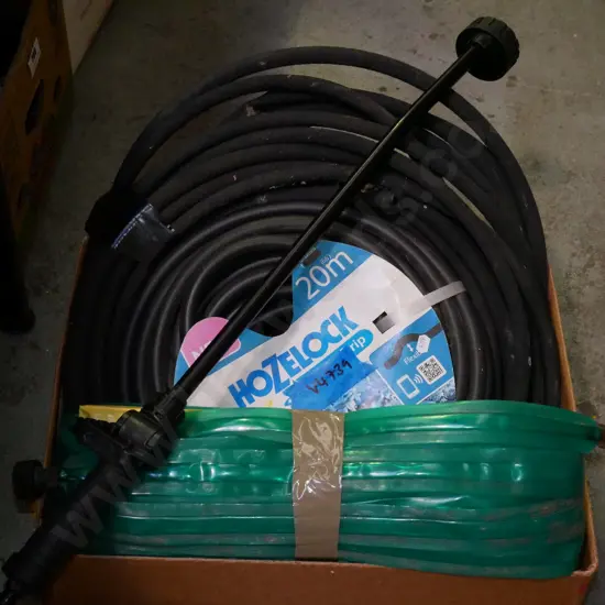 box; soaker hoses