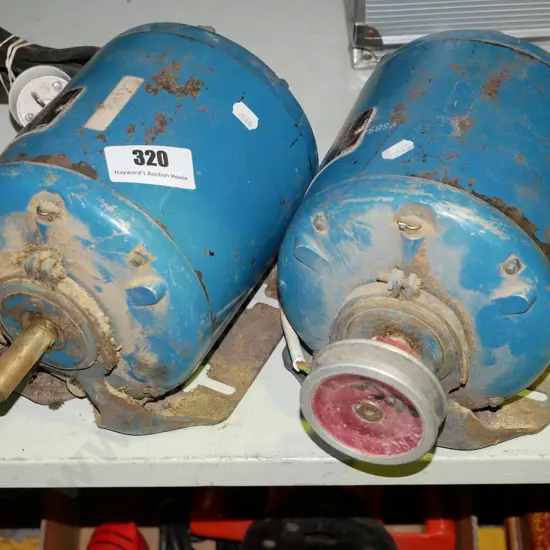 2x electric motors - 1 has cord cut off