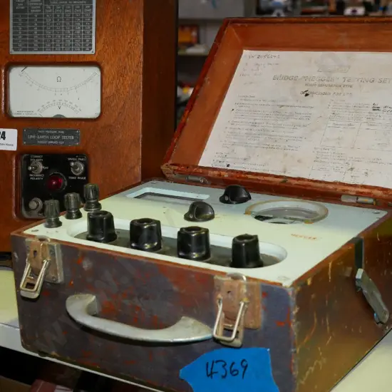 vintage loop and bridge testers